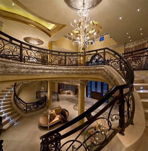 Mansion luxury staircase million dollar homes of the rich | Mansiones de lujo, Mansiones ...