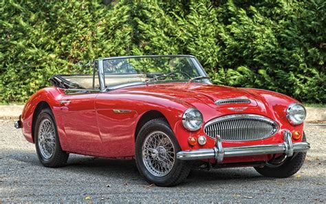 HD austin healey, 3000, bj8, roadster, 1966, convertible, red Wallpaper ...