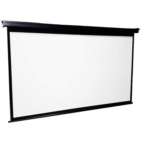 84-in Manual Projector Screen with Black Frame Lowes.com in 2021 | Projector screen, Projector ...