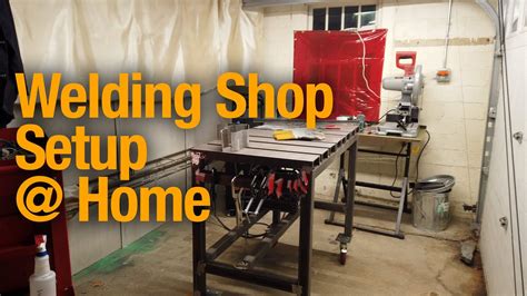 Welding Shop Tour -- An overview of welding setup for the home hobbyist or beginner welder ...