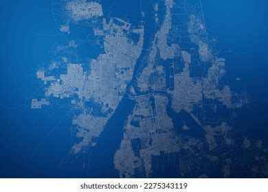 Stylized Map Streets Khartoum Omdurman Sudan Stock Illustration ...