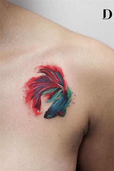 Betta Fish Tattoo - TattManiaTattMania