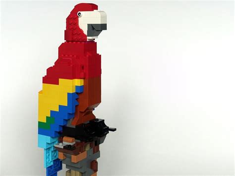 LEGO MOC 11021: Parrot by Tomik | Rebrickable - Build with LEGO