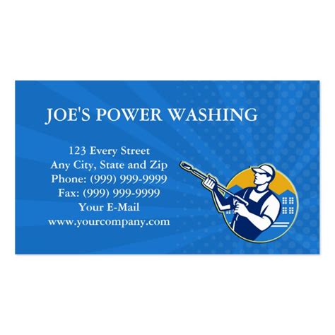 Pressure Washing Business Cards Ideas - Cool Product Recommendations ...