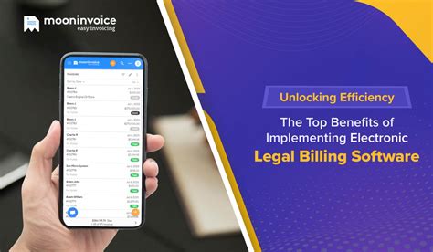 The Top Benefits of Electronic Legal Billing Software for Law Firms