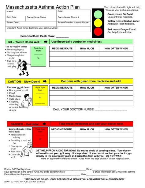 Ped asthmaactionplan