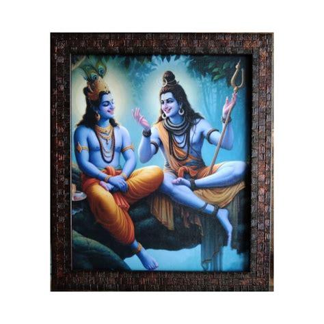 Lord Shiva and Vishnu Digital Art – Kakaji ART