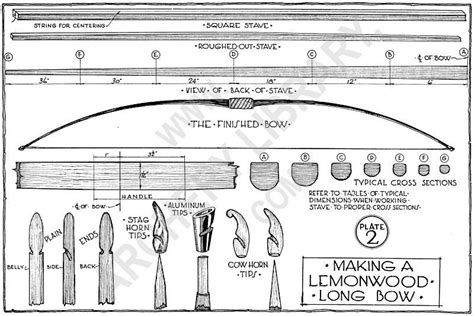 Making a Lemonwood Long Bow | How to make bows, Bows, Homemade bows