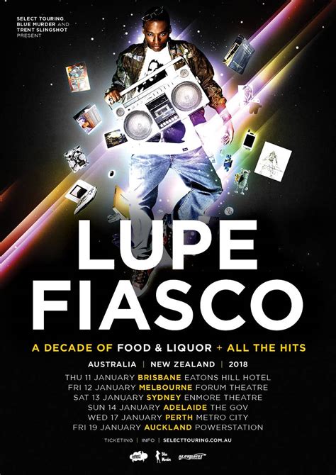 Lupe Fiasco “Food & Liquor” Album Tour – Across The Ocean