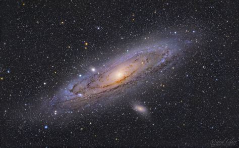 The Colourful Spiral Galaxy of Andromeda @ Astrophotography by Miguel Claro