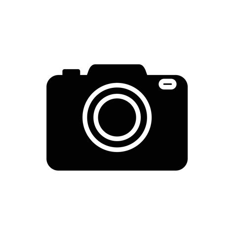 camera lens photography silhouette design vector 17352711 Vector Art at ...