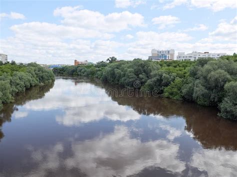 Om River in Omsk stock image. Image of russia, river - 74132773