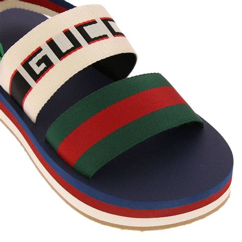 GUCCI: Shoes men | Sandals Gucci Men White | Sandals Gucci 522882 H91I0 ...