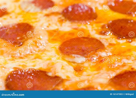 Pizza, macro stock image. Image of food, closeup, peperoni - 16147303