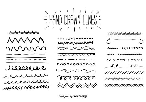 Hand Drawn Lines Vector - Download Free Vector Art, Stock Graphics & Images