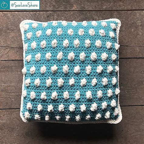 Ravelry: Polka-Dot Pillow pattern by See Love Share