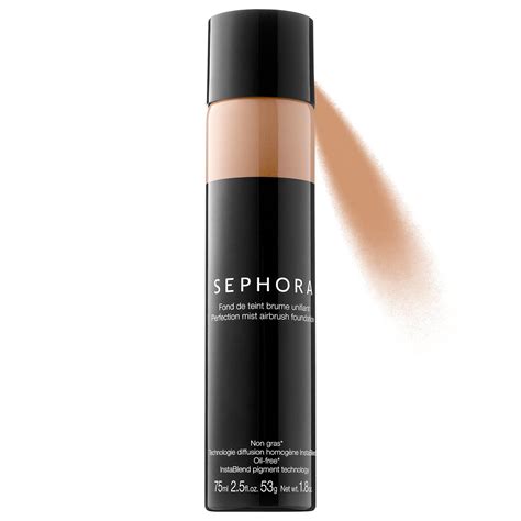 Sephora Collection Perfection Mist Airbrush Foundation Amber 2.5 oz/ 75 mL Airbrush Makeup ...