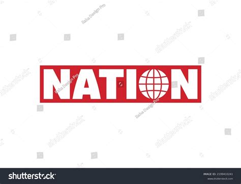 Nation World Globe Map Logo Design Stock Vector (Royalty Free) 2199410241 | Shutterstock