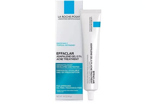 La Roche-Posay Effaclar Adapalene Topical Retinoid Acne Treatment - 1 ...