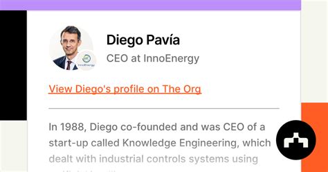 Diego Pavía - CEO at InnoEnergy | The Org