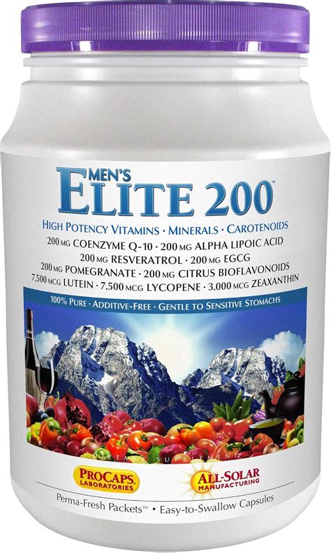 Amazon.com: ANDREW LESSMAN Multivitamin - Men's Elite-200 30 Packets – 40+ Potent Nutrients Plus ...