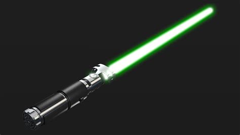 3dsmax jedi master yoda lightsaber blade