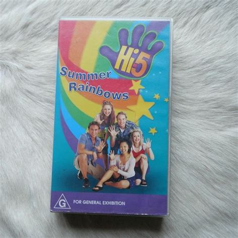 Media | Hi5 Vhs Summer Rainbows 1995 Hi 5 Video Tape Kids Tv Music ...