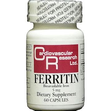 Buy Ferritin (5mg) - 60 capsules Online in Canada | Spectrum Supplements