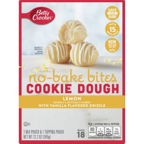 Betty Crocker No-Bake Lemon Cookie Dough Bites, 12.2 oz - Kroger