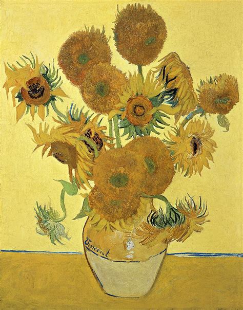 All Van Gogh Sunflower Paintings - SUNFLOWER