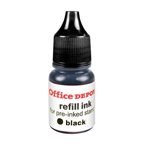 Pre-Ink Refill Ink, Black, Pack Of 2 Refills | OfficeSupply.com