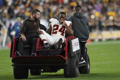 Browns : blessure au genou et saison terminée pour Nick Chubb ...