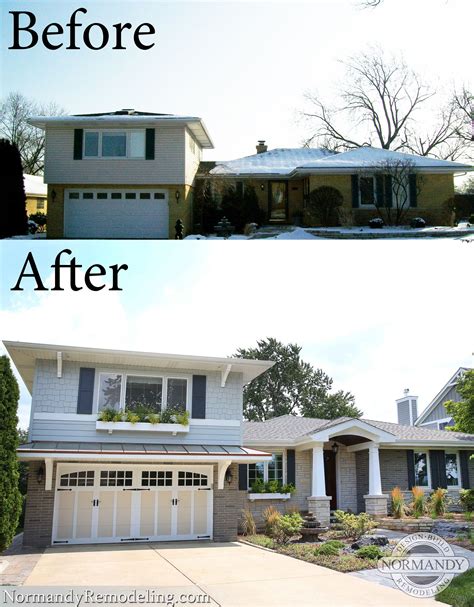 Split Level Remodel Before & After | House exterior, House makeovers ...