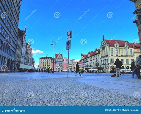 Photo of Colorful Old Buildings of the Old City. Europe. Editorial ...