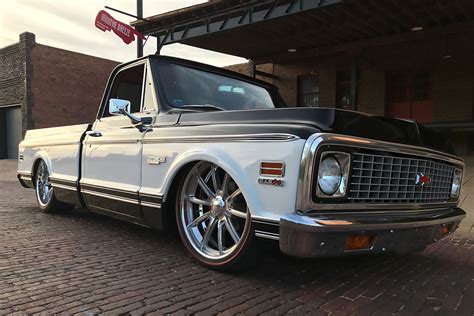 News | 1972 C10 Chevy rolling low on new Throttle custom wheels