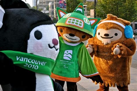 Mascots from Vancouver 2010 Olympic Winter Games