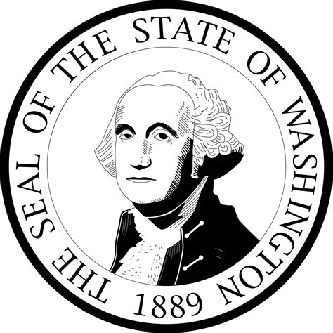 Washington State Seal vector svg DXF EPS PNG JPG FILE | Inspire Uplift