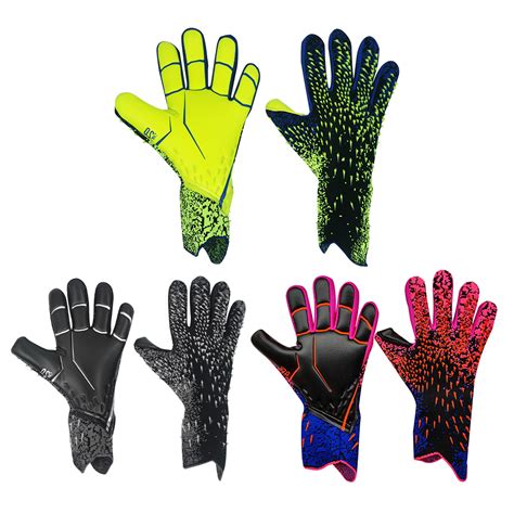 Occkic Goalkeeper Gloves Soccer Goalie Gloves for Youths & Adults Roll-Negative with Finger ...