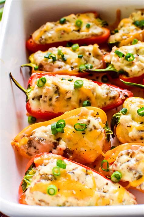 Sausage Stuffed Mini Peppers – Lemon Tree Dwelling