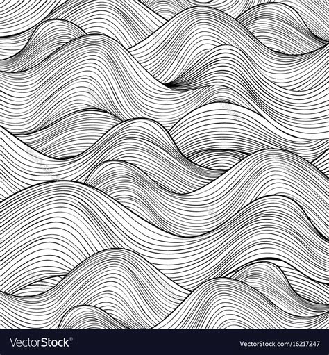 Ocean Wave Line Drawing at PaintingValley.com | Explore collection of ...