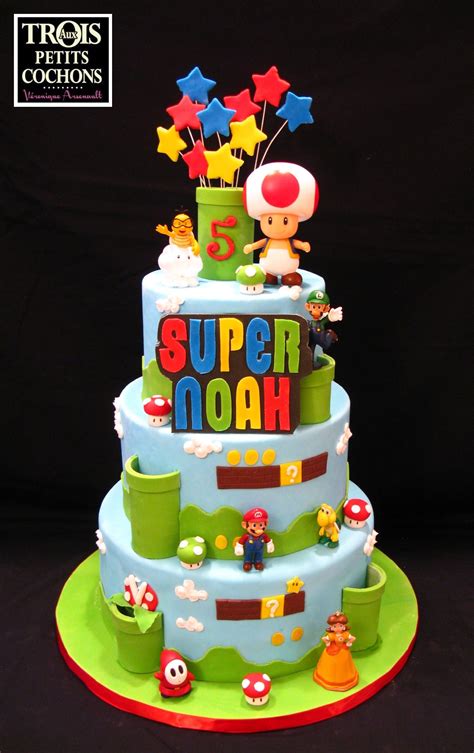 25+ Marvelous Photo of Super Mario Birthday Cake - countrydirectory.info | Mario bros cake ...