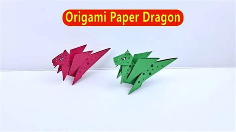 How to Make Origami Paper Dragon/DIY Paper Dragon/Easy Paper Crafts