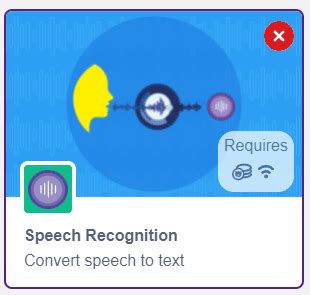 Speech Recognition - Blocks, Python Functions, Projects | PictoBlox Extension