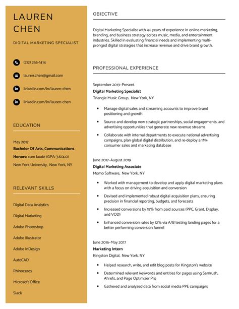 Microsoft Word Resume Templates 2023 - Free Word Template