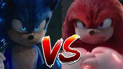 SONIC VS KNUCKLES - Sonic Movie 2 - YouTube