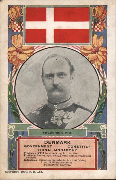 King Frederick VIII - Denmark Royalty Postcard