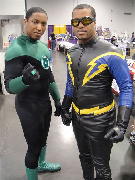 Green Lantern John Stewart & Black Lightning | John stewart, Comic ...