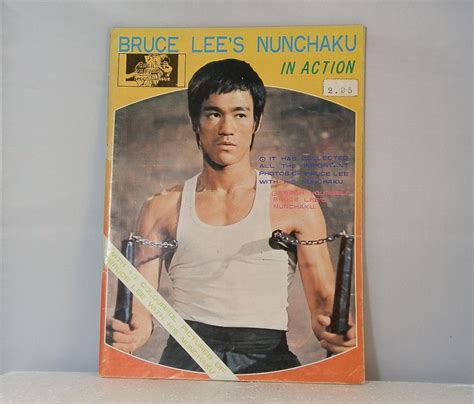 Bruce Lee's Nunchaku in Action Collectible Magazine 1976