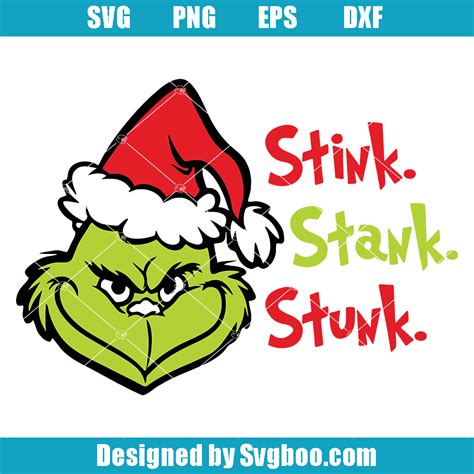 Christmas Stink Stank Stunk Svg, Christmas Santa Claus Svg