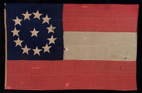 Rare Confederate 1st National Flag (Stars and Bars) with 12 Stars at 1stdibs